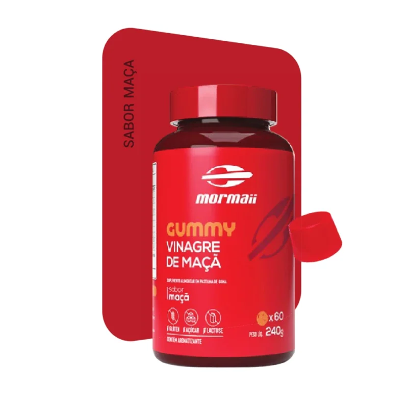Vinagre De Maçã Mormaii em gomas sabor Maçã 240g